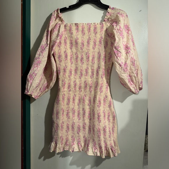 LoveShackFancy Bow Print Mini Dress - Picture 3 of 5